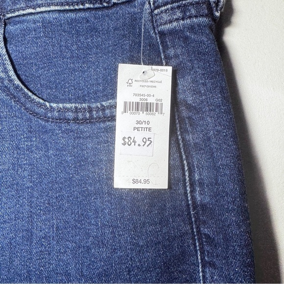 GAP High Rise Vintage Slim Jeans Size 30 NWT Brand New - Picture 6 of 10